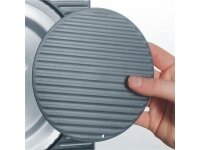 Allesschneider G55 mit 17 cm Wellenschliffmesser grau