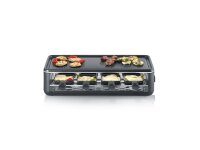2365 Raclette Black Line 8er m. anthiaftbeschichteter Platte