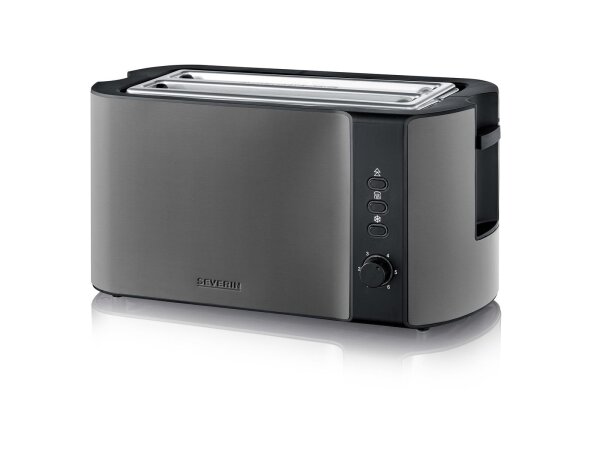 AT 9341 Langschlitztoaster 4 Scheiben 1400W dark inox