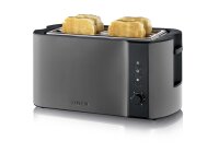 AT 9341 Langschlitztoaster 4 Scheiben 1400W dark inox
