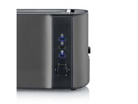 AT 9341 Langschlitztoaster 4 Scheiben 1400W dark inox