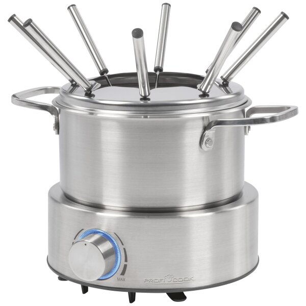 PC-FD 1288 Fondue 8 Personen 800W Edelstahl