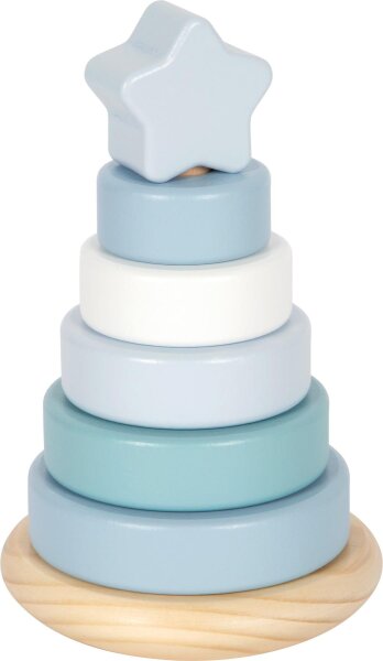 Stapelturm blau
