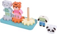 Stapelspiel mit Zahnrad „Jungle Friends“