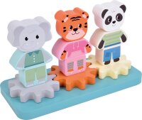 Stapelspiel mit Zahnrad „Jungle Friends“