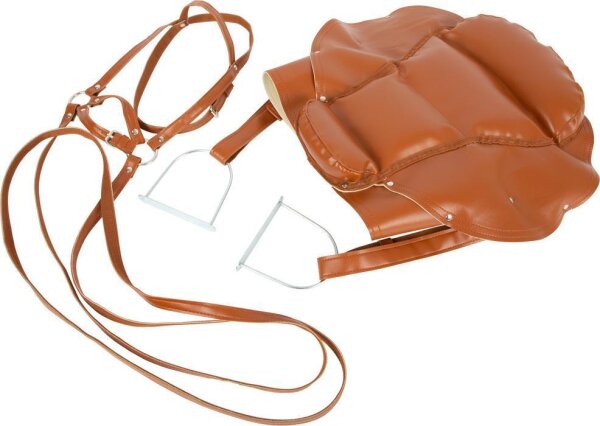 Sattel und Zaumzeug-Set Holzpferd