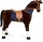 Stehpferd XL mit Sound braun