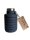 Trinkflasche 700ml faltbar Silikon schwarz