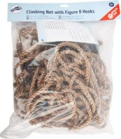 Kletternetz mit Achterhaken