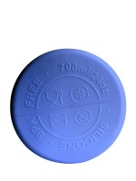 Trinkflasche 700ml faltbar Silikon lila
