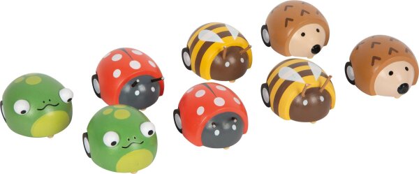 Display Rückziehtiere Kleine Freunde 12-teilig