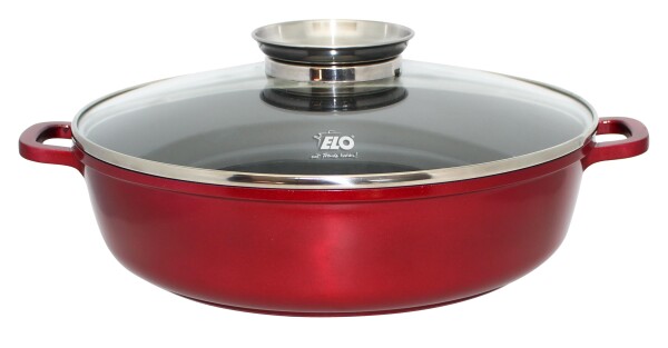 Servierpfanne Ø28cm Rubino Aluguss rot