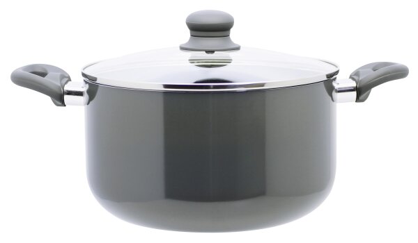 Kochtopf Ø24cm Rhino Grey Aluminium grau