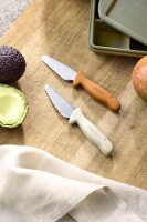 Kindermesser Pumpkin & Offwhite 2er Pack