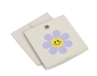 Aufbewahrungsbox Happy Flower Vlies 28x28x28cm creme