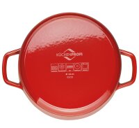 Bratentopf BRETAGNE rund, 24 cm rot