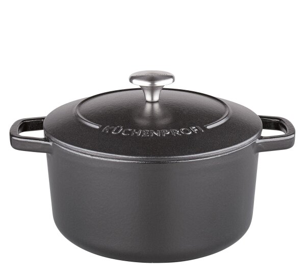 Bratentopf BRETAGNE rund, 24 cm schwarz