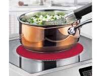 Schutzmatte für Induktion 18 cm, 2er-Set, rot