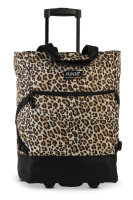 PUNTA wheel Print Shopping-Roller *schwarz/dunkelbraun