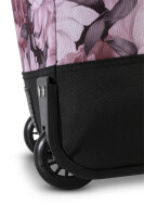 Einkaufstrolley Print Schwarz/Azalee, 33 L | Shopping-Roller mit Rädern