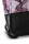 Einkaufstrolley Print Schwarz/Azalee, 33 L | Shopping-Roller mit Rädern