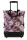 Einkaufstrolley Print Schwarz/Azalee, 33 L | Shopping-Roller mit Rädern