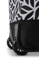 Einkaufstrolley Print Weiß, 33 L | Shopping-Roller mit Rädern