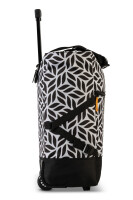 Einkaufstrolley Print Weiß, 33 L | Shopping-Roller mit Rädern