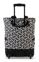 Einkaufstrolley Print Weiß, 33 L | Shopping-Roller mit Rädern