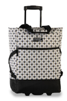 PUNTA wheel Print Shopping-Roller *beige/marineblau