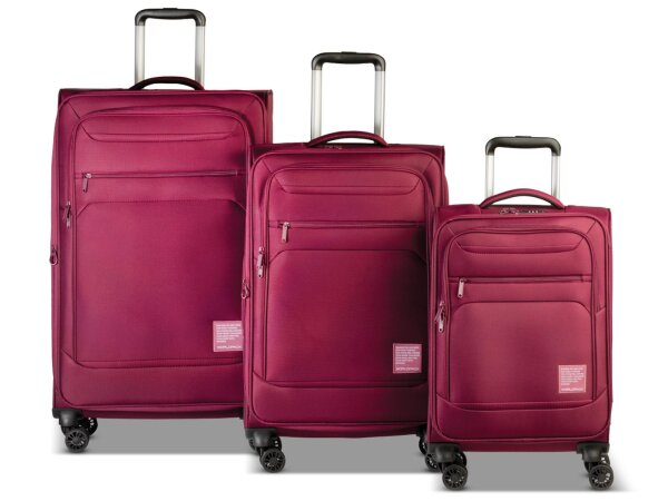 WORLDPACK Trolley-Set "Bern" 50/60/70 *weinrot