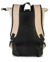 Bench "hydro" Roll-Top-Rucksack *graubraun/sand