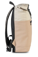 Bench "hydro" Roll-Top-Rucksack *graubraun/sand