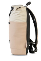 Bench "hydro" Roll-Top-Rucksack *graubraun/sand