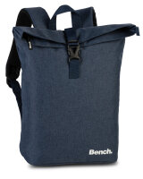 Bench "classic" Rolltop-Rucksack mini *dunkelblau/weiß