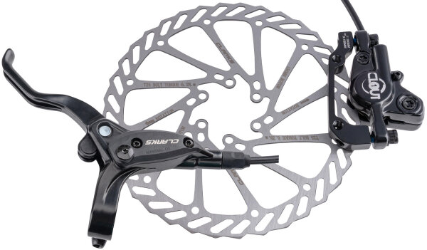 CLARKS Scheibenbremse "Clout 1"Hydraulisch, mit Resin Pads, 