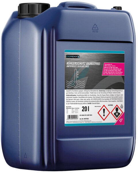 COREXX Kühlerschutz "Silikatfrei G12+"Konzentrat, bis -37 °C