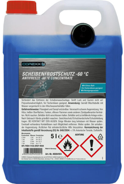 COREXX ScheibenfrostschutzWinter, Konzentrat, bis -60° C, Ci