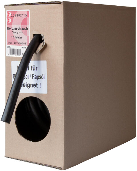 DRESSELHAUS Kraftstoffschlauch "4715"Obergummi mit Textilein