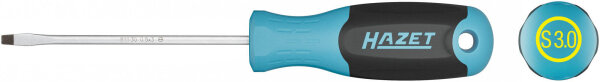 HAZET Schraubendreher "811"Schlitz, Rundklinge, rutschfester
