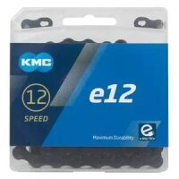 KMC Kette e12 BlackTech, 12-fach, 130 Glieder, black