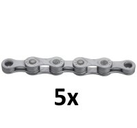KMC Kette e9 EPT, 9-fach, 136 Glieder, dark silver, VE 5...