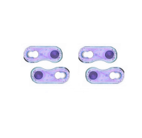 KMC Kettenschloss MissingLink FLATNR Aurora-Blue, 2...