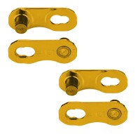 KMC Kettenschloss MissingLink FLATNR gold, 2 Stück...