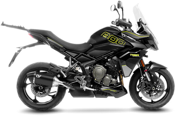 LEOVINCE Schalldämpfer "SBK LV-14 Black Edition"Edelstahl, s