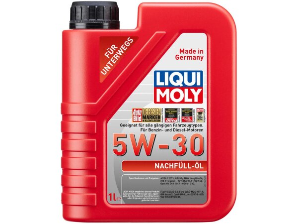 LIQUI MOLY Motoröl "Nachfüllöl"SAE 5W-30, Synthese Technolog