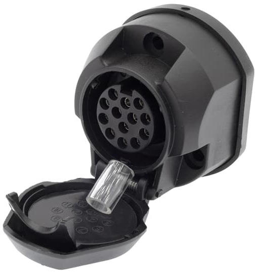 NB PARTS Steckdose13-polig, 12 V, mit Deckel, Abschaltkontak