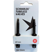 Tubeless Ventil SV 60mm, Schwalbe, Paar, schwarz, Schwalbe,