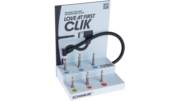 SCHWALBE Ventilverlängerung "Clik Valve"Aluminium, Tubeless 