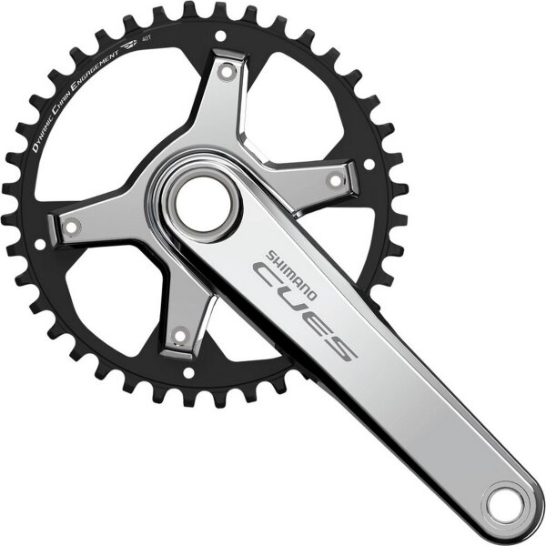 SHIMANO Kettenradgarnitur "CUES FC-U6030-1"1-fach, kompatibe